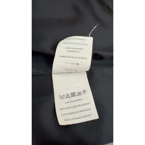 J. Crew Navy Wool PeaCoat Stadium Cloth by Nello Gori SZ: 0P - Picture 9 of 12